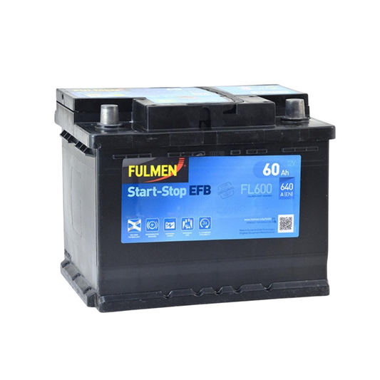Batterie Fulmen EFB 60AH - 760 12V St&Stop