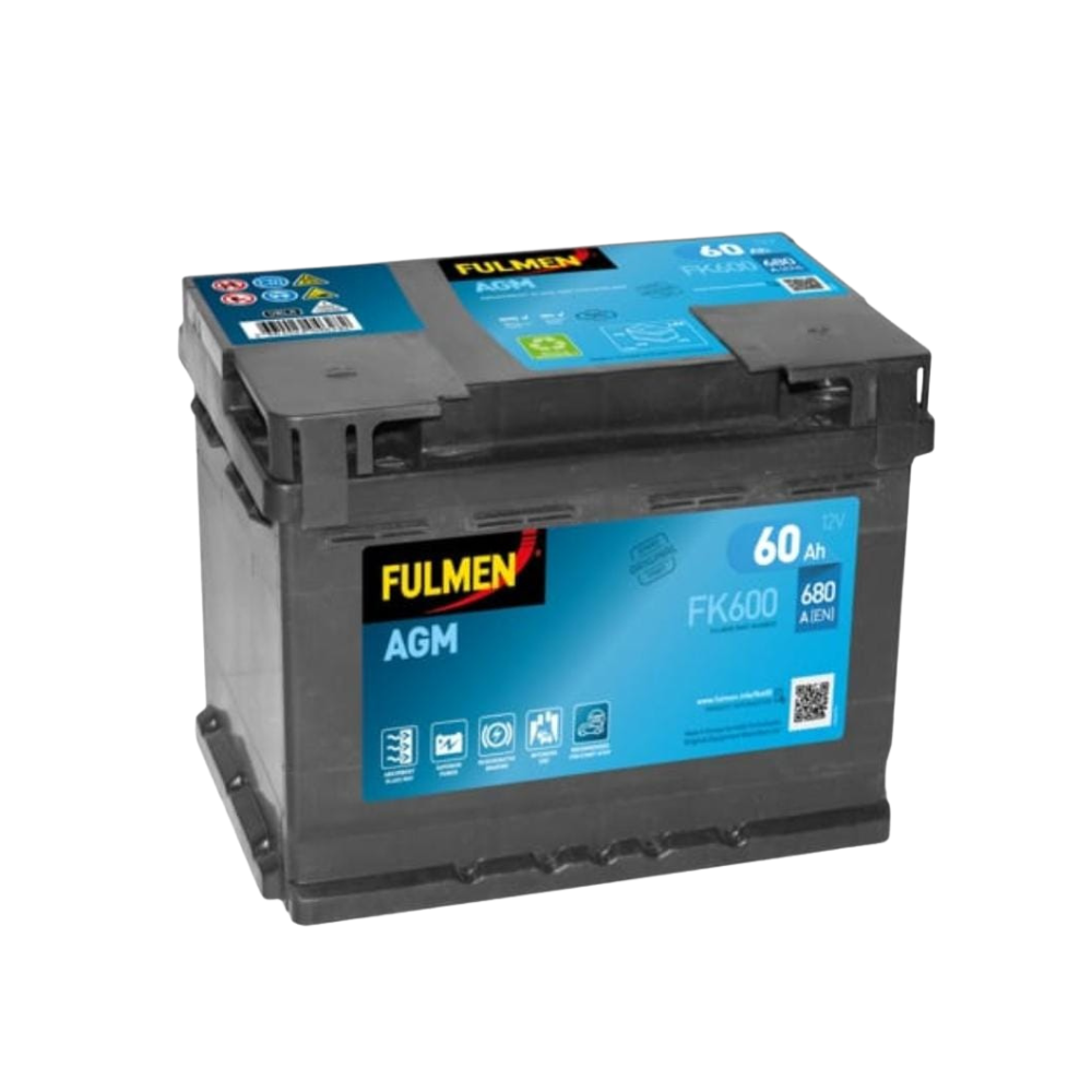 Batterie Fulmen AGM 60AH - 680A 12V