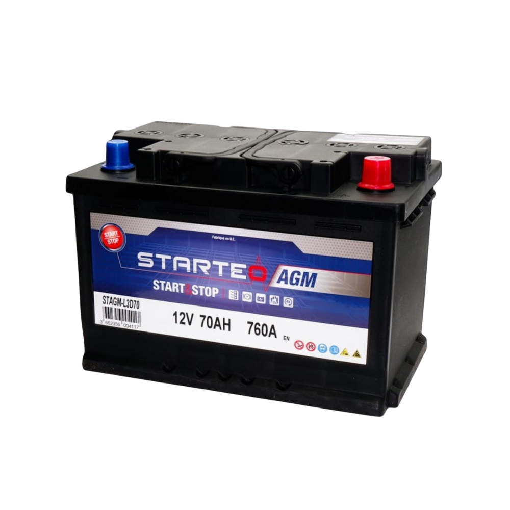 Starteo 70AH - 760A 12V AGM